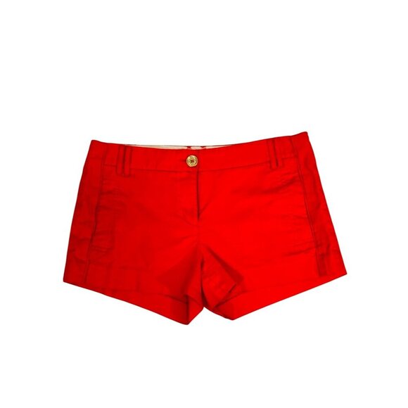 Tory Burch Habenero Pepper Orange Shorts size 6 - Picture 4 of 7